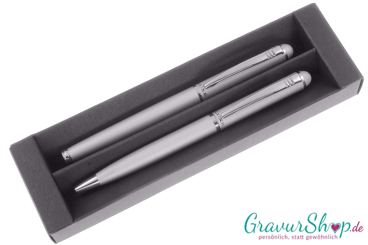 Schreibset 09 mit Gravur im Etui