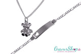 Kinder Silberset 05 mit Gravur