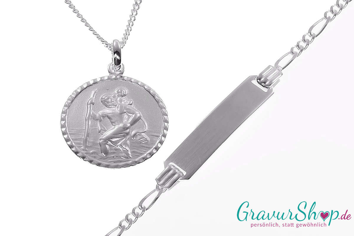 Kinder Silberset 16 mit Gravur