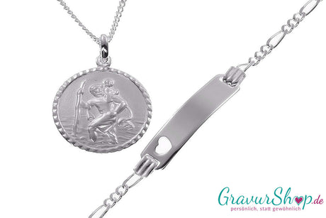 Kinder Silberset 16 mit Gravur