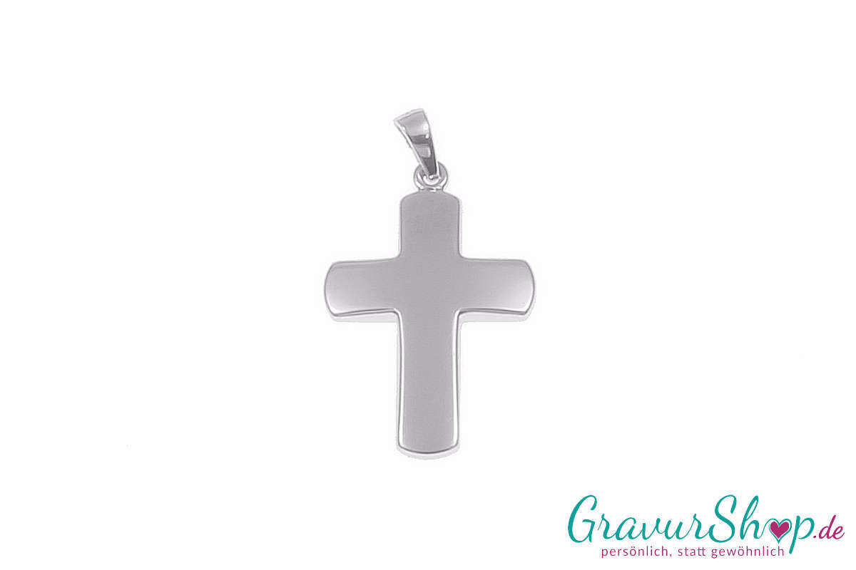 925er Silber Kreuz  personalisierbar