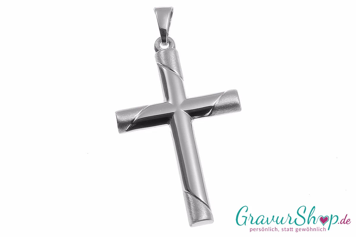 925/000 Silber Kreuz 06 mit Gravur