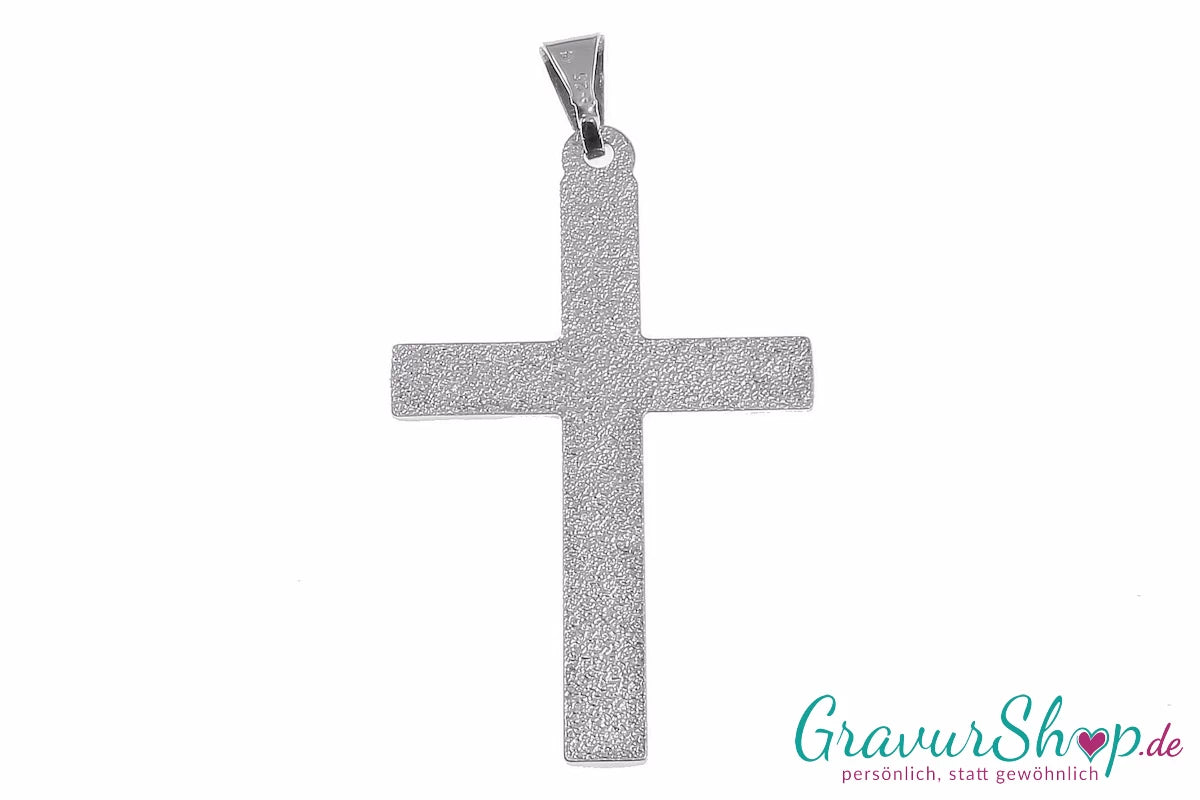 925/000 Silber Kreuz 06 Rückseite