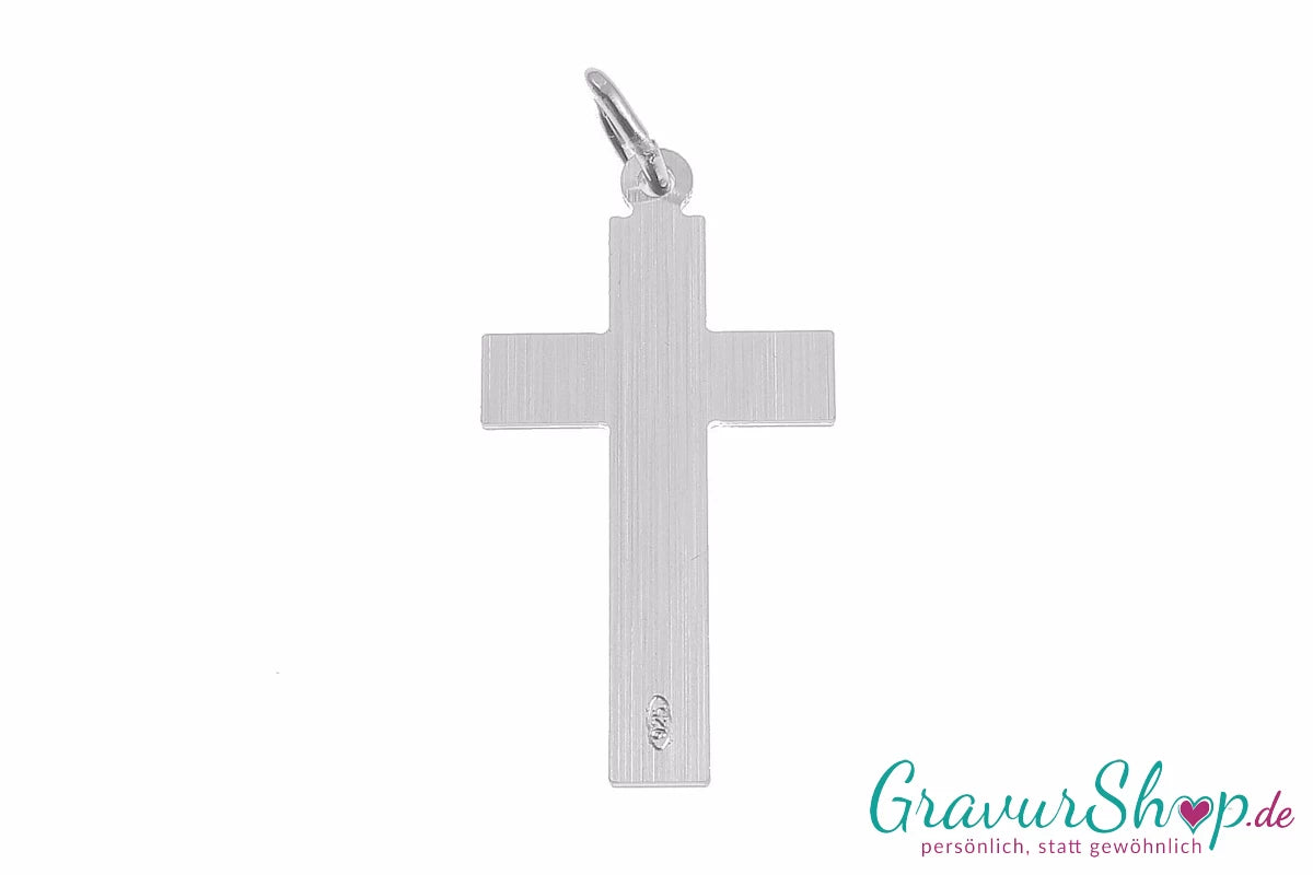 925/000 Silber Kreuz 07 Rückseite
