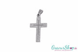 925/000 Silber Kreuz 08 mit Gravur