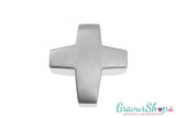 925er Silber Kreuz 13 matt mit Gravur
