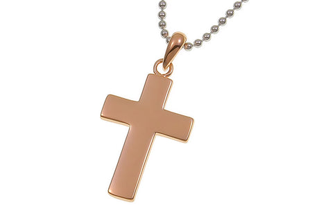 925er Silber Kreuz rosegold 03