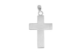 925er Silber Kreuz matt 03 Rückseite