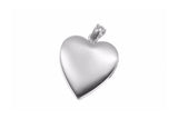 Silber Medaillon Herz mit Perlmutt 06 Rückseite