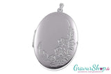 Silber Medaillon mit Gravur 16