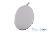 Silber Medaillon mit Gravur 16