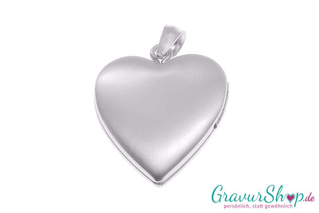 Silber Medaillon 17 mit Gravur