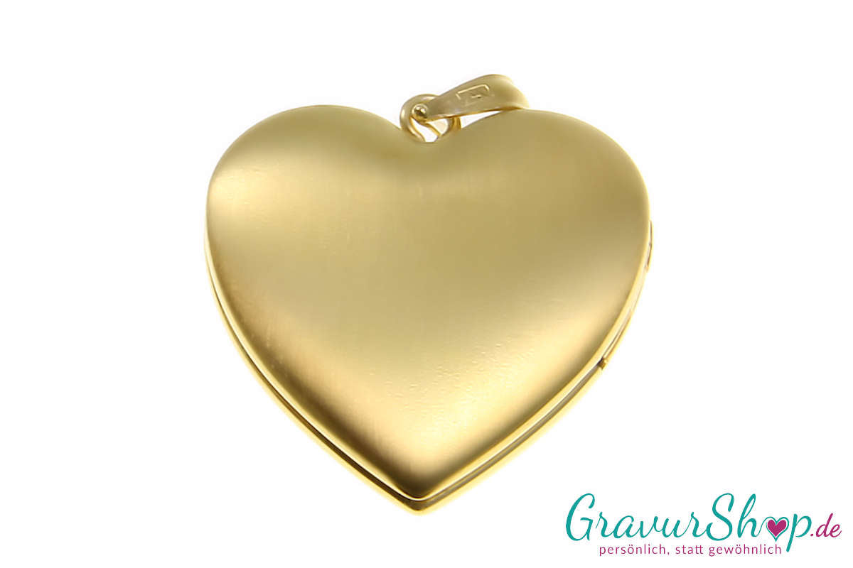 Silber Medaillon 19 mit Gravur