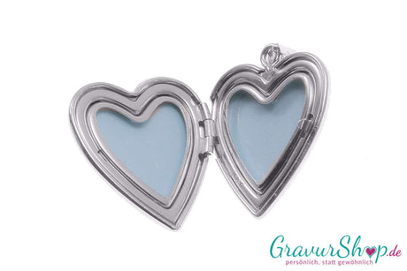 Silber Medaillon 28 mit Gravur