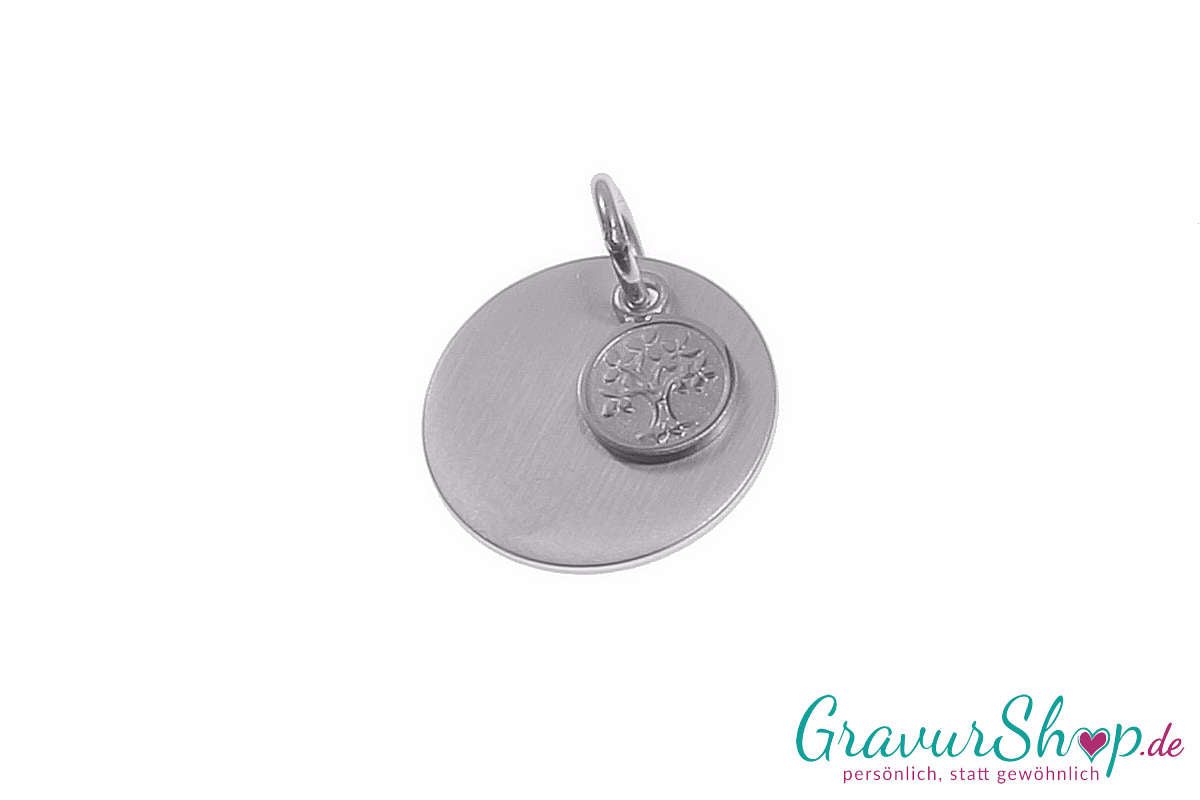 Silberanhänger 31 mit Gravur