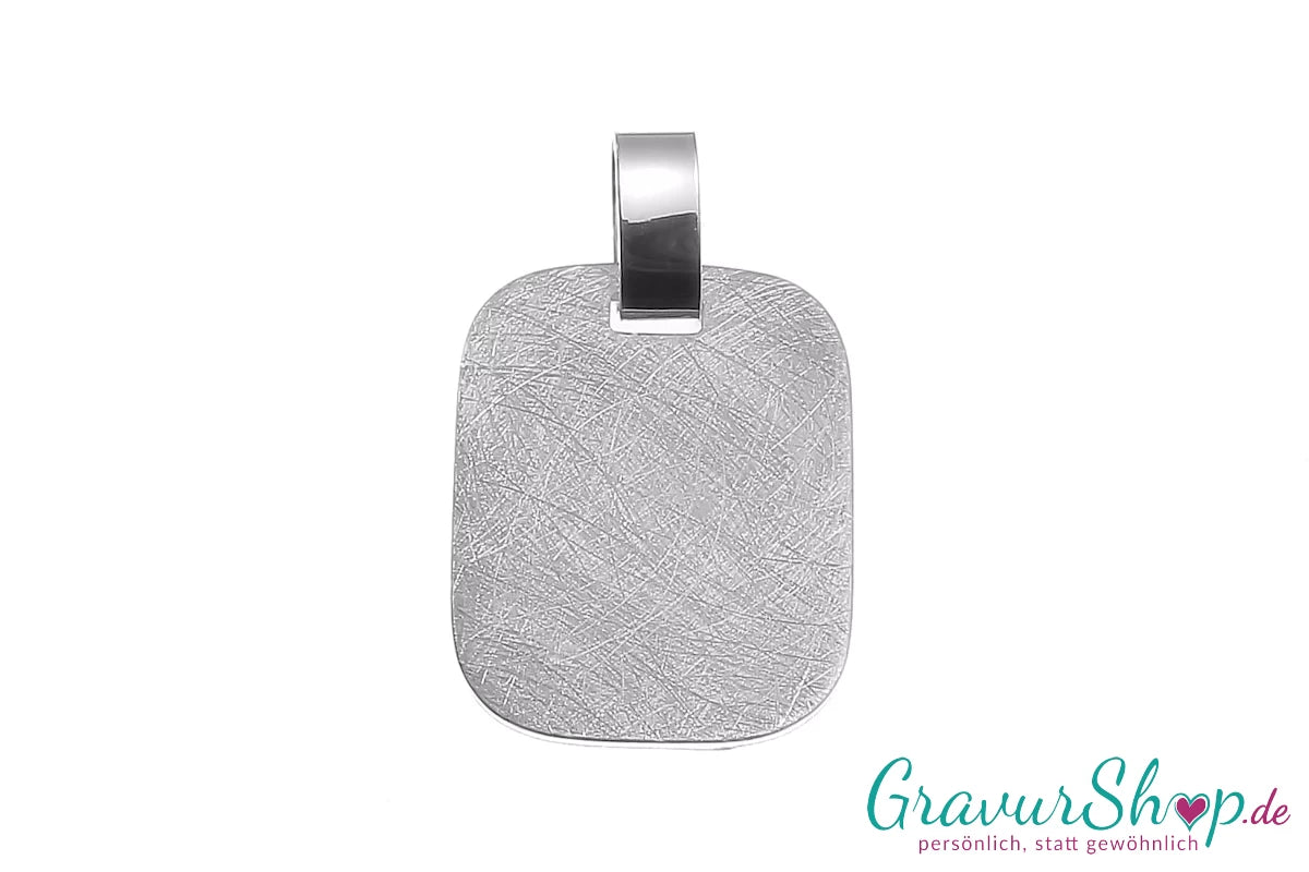 925/000 Sterling Silber Anhänger mit persönlicher Gravur