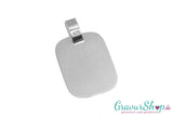 925er Sterling Silber Anhänger Rückseite