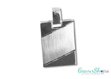 925er Silberanhänger 25x18mm mit Gravur