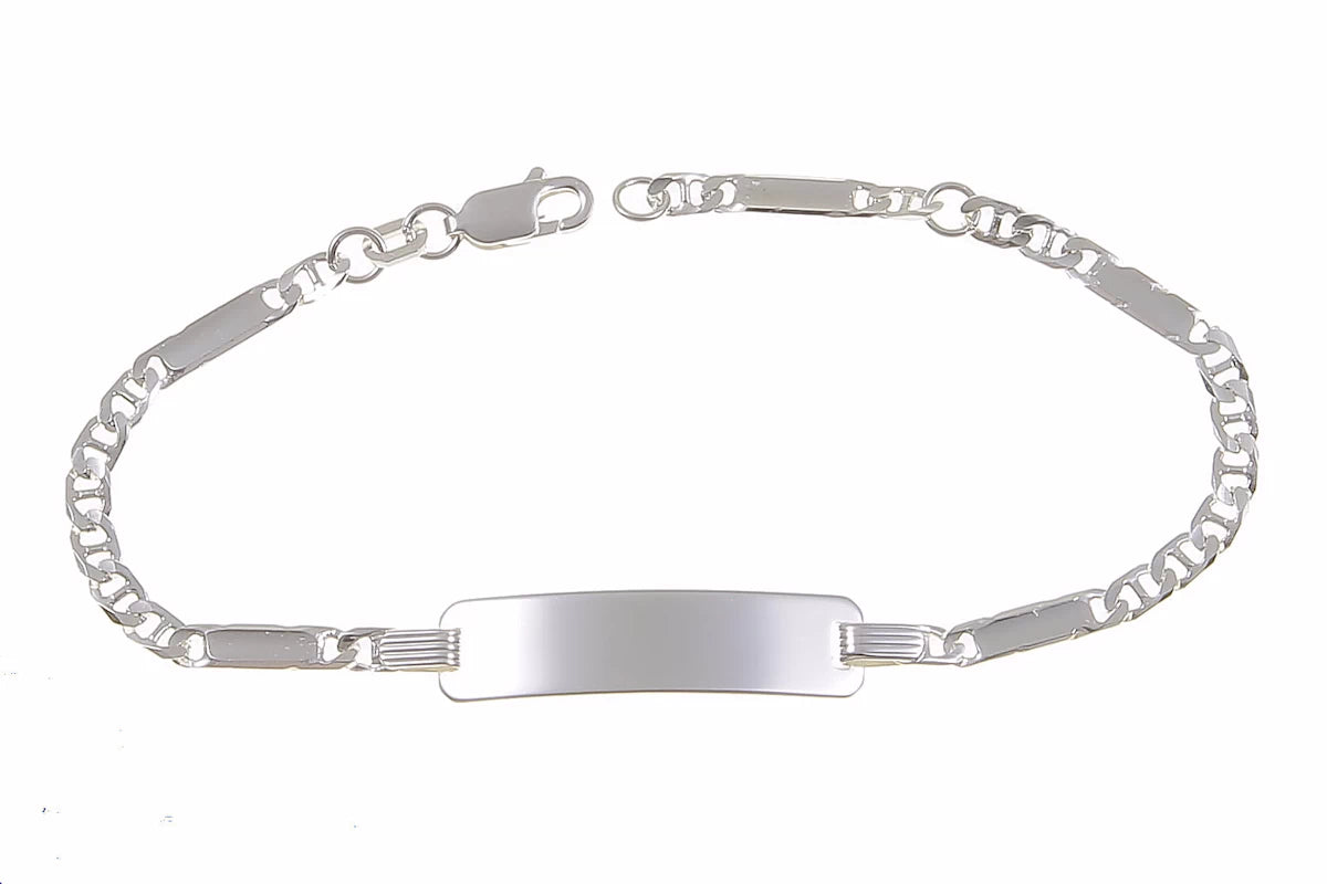 ID Silberarmband 16-18 cm mit Gravur