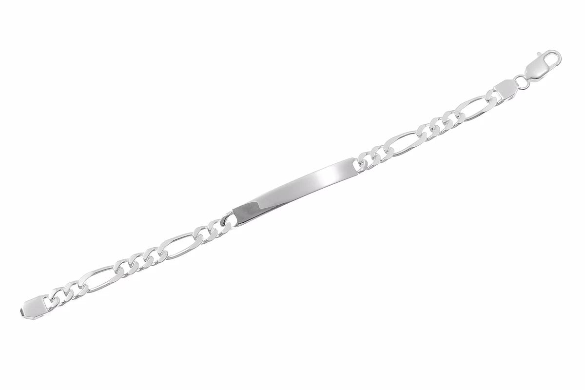 Diamantiertes Damen Silberarmband 19 cm inkl. Gravur