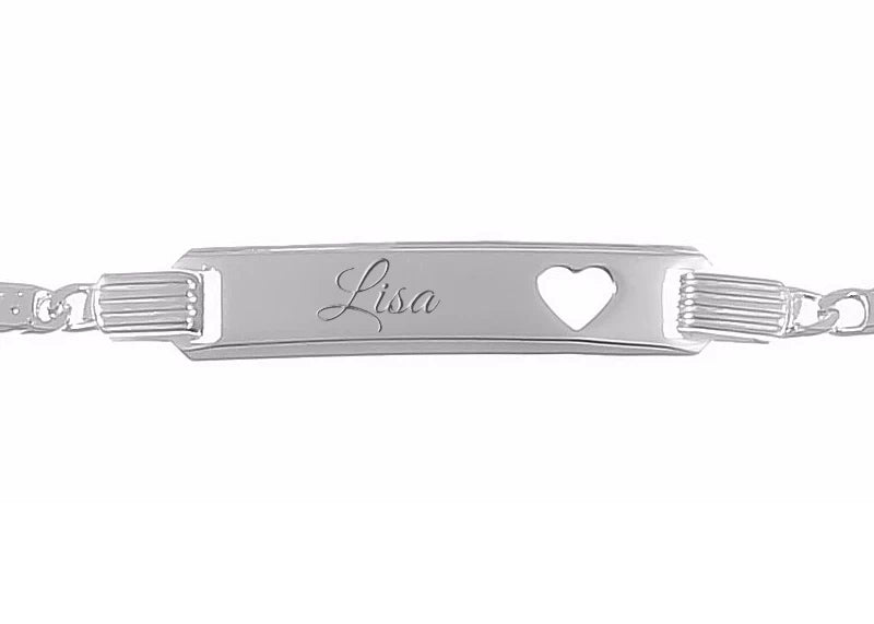 Silberarmband personalisierbar 16-18 cm