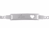 Silberarmband personalisierbar 16-18 cm