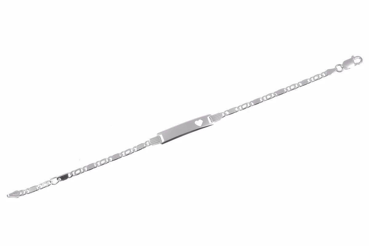 Personalisiertes Damen Silberarmband 16-18 cm