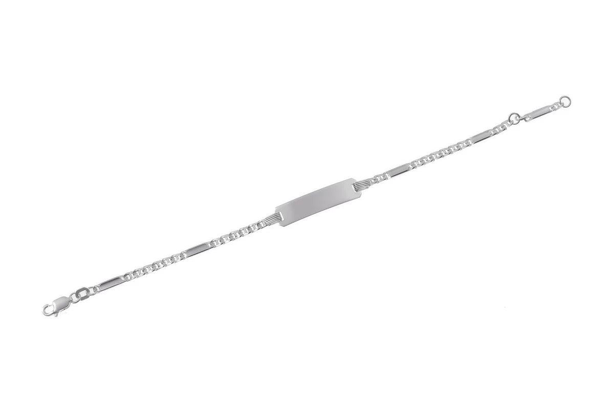 925er Silberarmband in 16-18 Länge mit Gravur