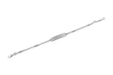 925er Silberarmband in 16-18 Länge mit Gravur