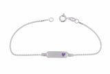 925er Kinder-Silberarmband 16cm inkl. persönlicher Gravur