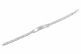 Herren Silberarmband 20 cm hochglanz poliert