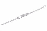 Herren Silberarmband 21 cm hochglanz poliert
