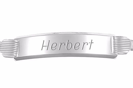 Herren Silberarmband 21 cm inkl. Gravur
