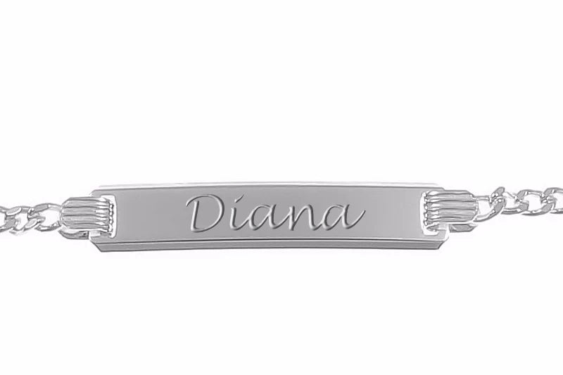 925er Silberarmband Muster inkl. persönlicher Gravur