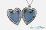 Silber Medaillon mit Gravur 01
