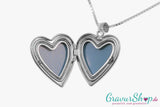 Silber Medaillon mit Gravur 02