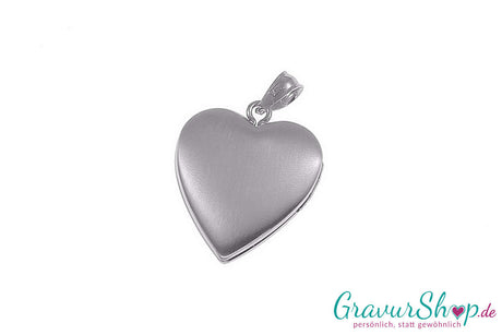 Silber Medaillon mit Gravur 04