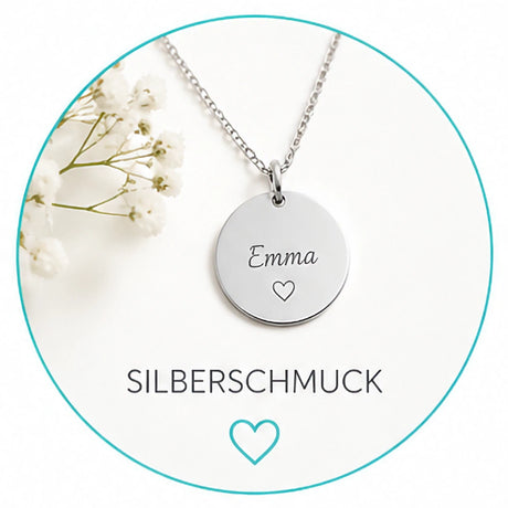 Silber Schmuck mit Personalisierter Gravur - Gravurshop