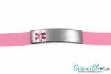 Notfallarmband 08 rosa gravierbar