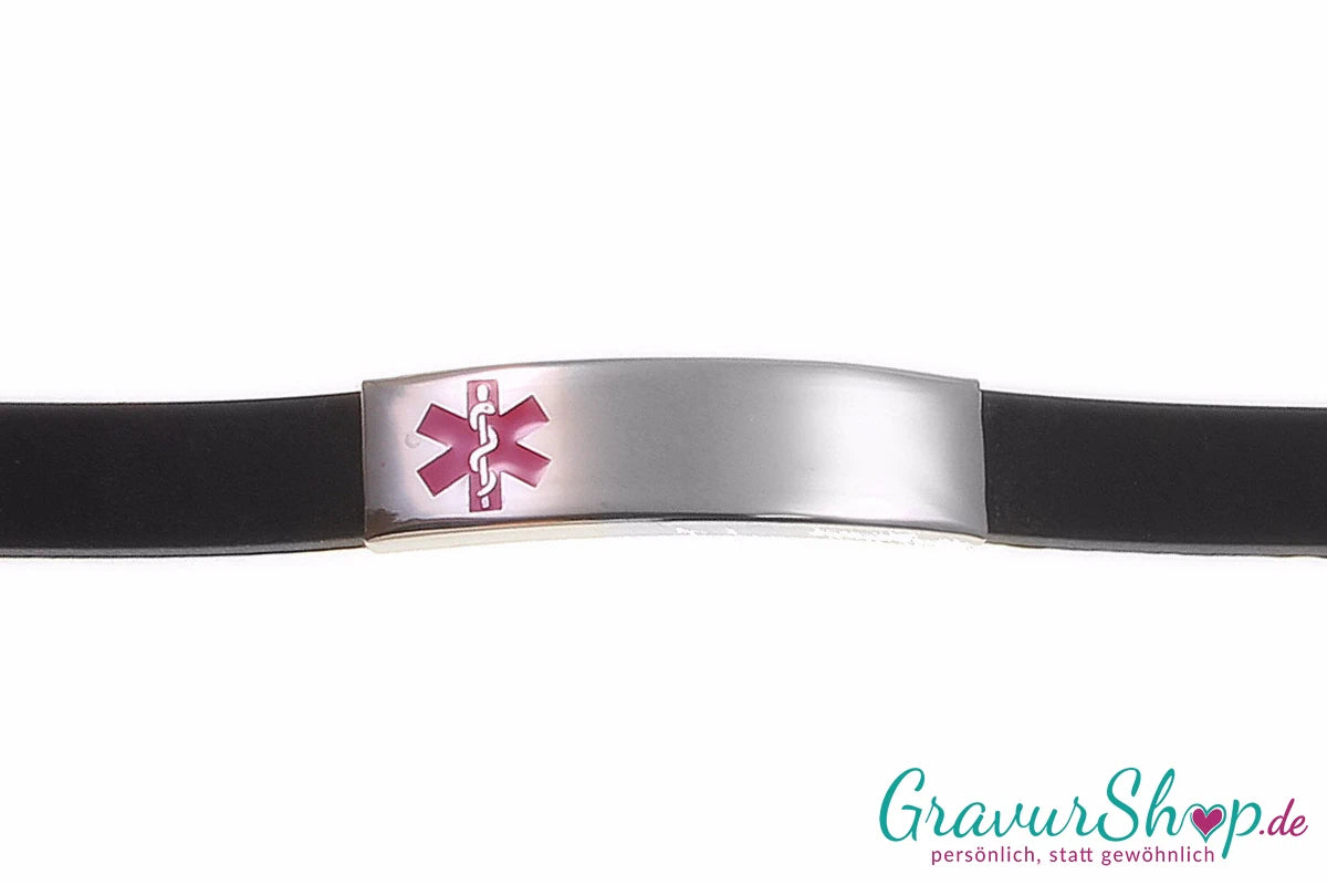 Notfallarmband 17 gravierbar