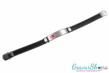 Notfallarmband 18 mit Gravur