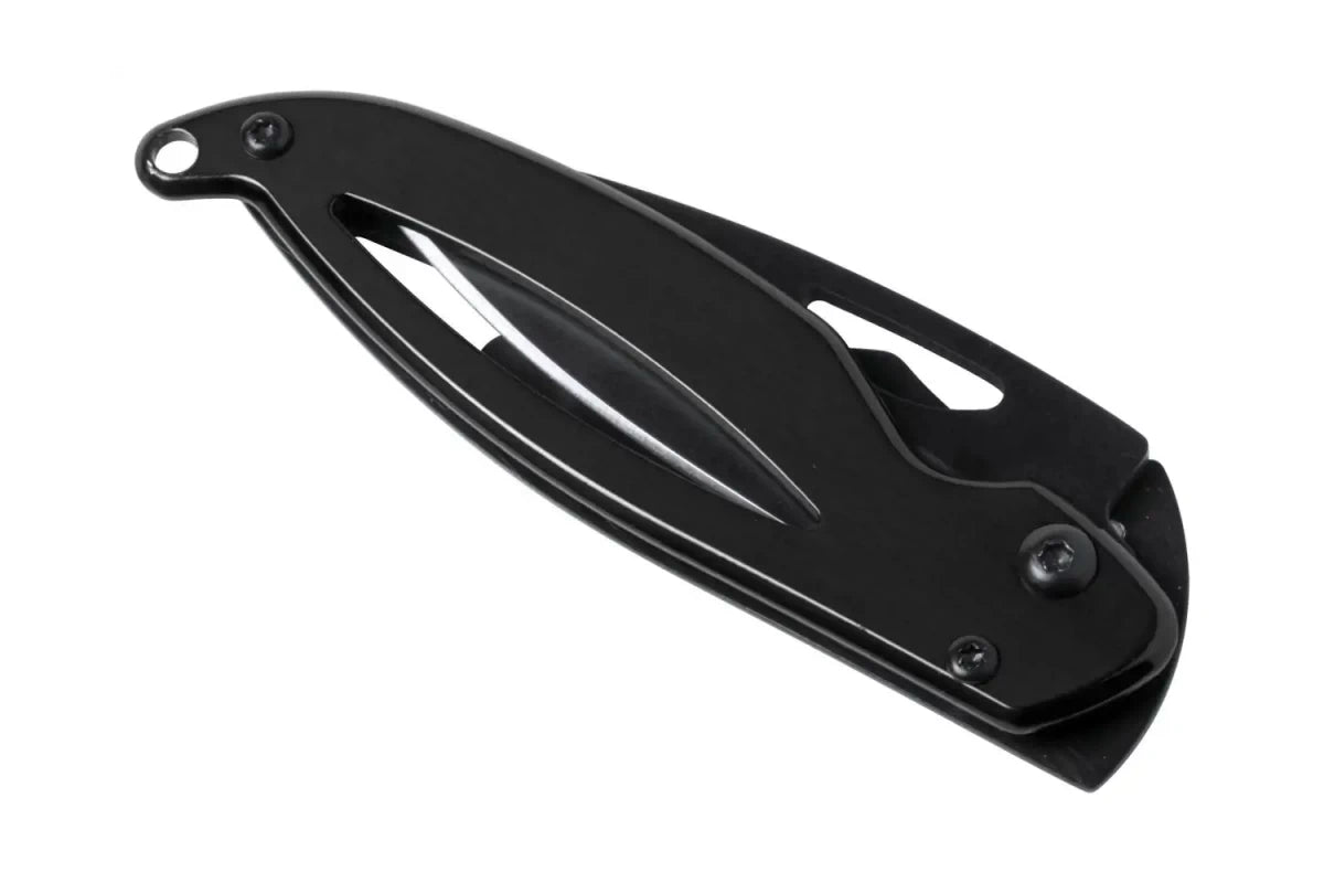 Taschenmesser 02 Schwarz mit Gravur