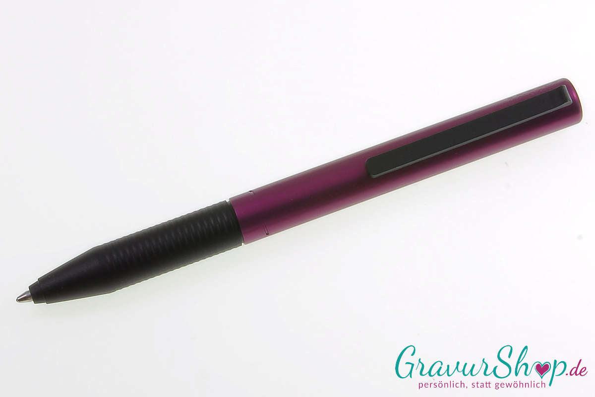 Lamy Tipo Rollerball black purple mit Lasergravur