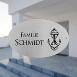 Edelstahlschild 20 * matt
