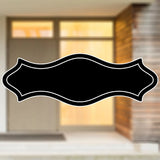 Selbstklebendes Türschild aus Kunststoff mit Gravur | 6 Farben - 5 Größen | Model C
