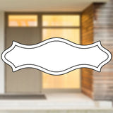 Selbstklebendes Türschild aus Kunststoff mit Gravur | 6 Farben - 5 Größen | Model C