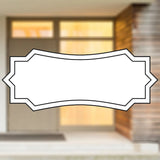 Selbstklebendes Türschild aus Kunststoff mit Gravur | 6 Farben - 5 Größen | Model I