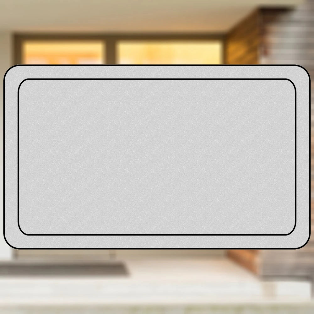Selbstklebendes Türschild aus Kunststoff mit Gravur | 6 Farben - 5 Größen | Model O
