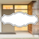 Selbstklebendes Türschild aus Kunststoff mit Gravur | 6 Farben - 5 Größen | Model R