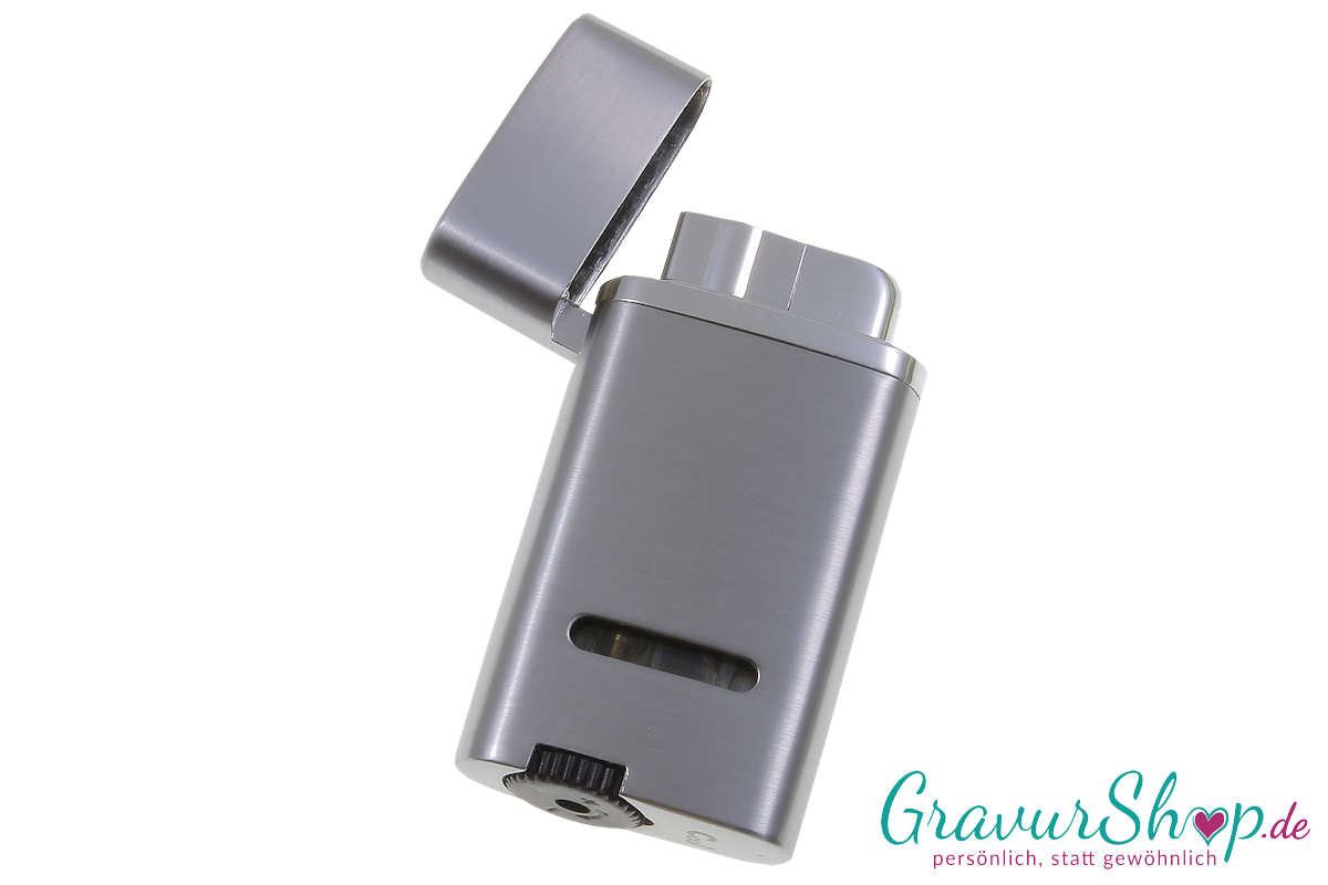 Feuerzeug 18 Silber  mit Gravur